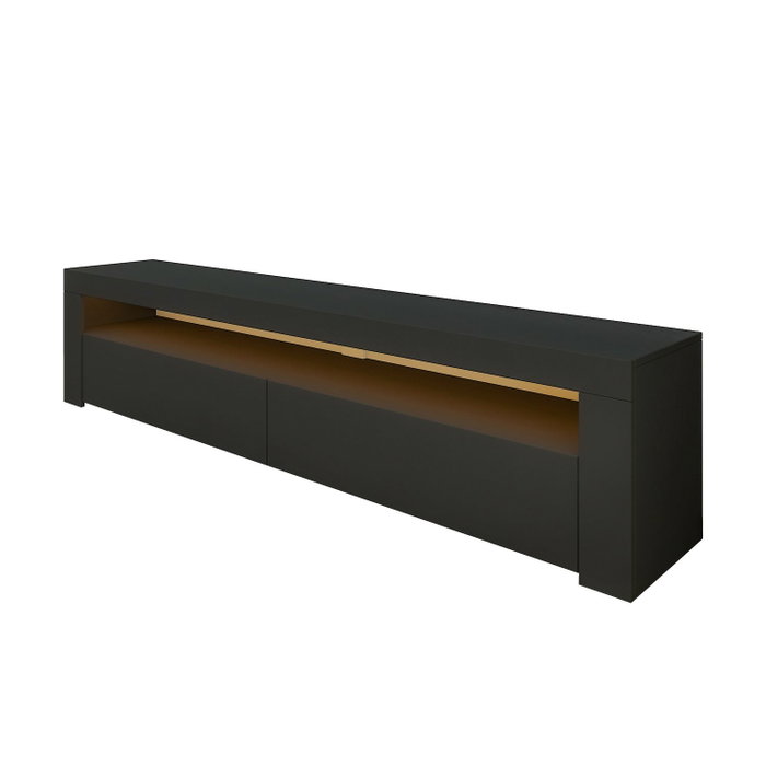 Hanah Home Soporte para TV Antracita con Luces LED Hanah Home Soporte para TV Antracita con Luces LED